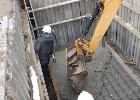 揖斐川町にて、合併処理浄化槽設置工事の施工。